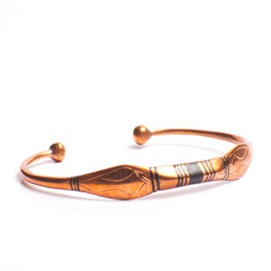 African brass bangle, Tuareg bangle, Brass cuff bangle, African bracelet, Tribal brass bracelet, Ethnic brass bracelet, Berber brass bangle