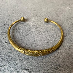 Bransoleta z mosiądzu Tuaregów, afrykańska bransoletka plemienna