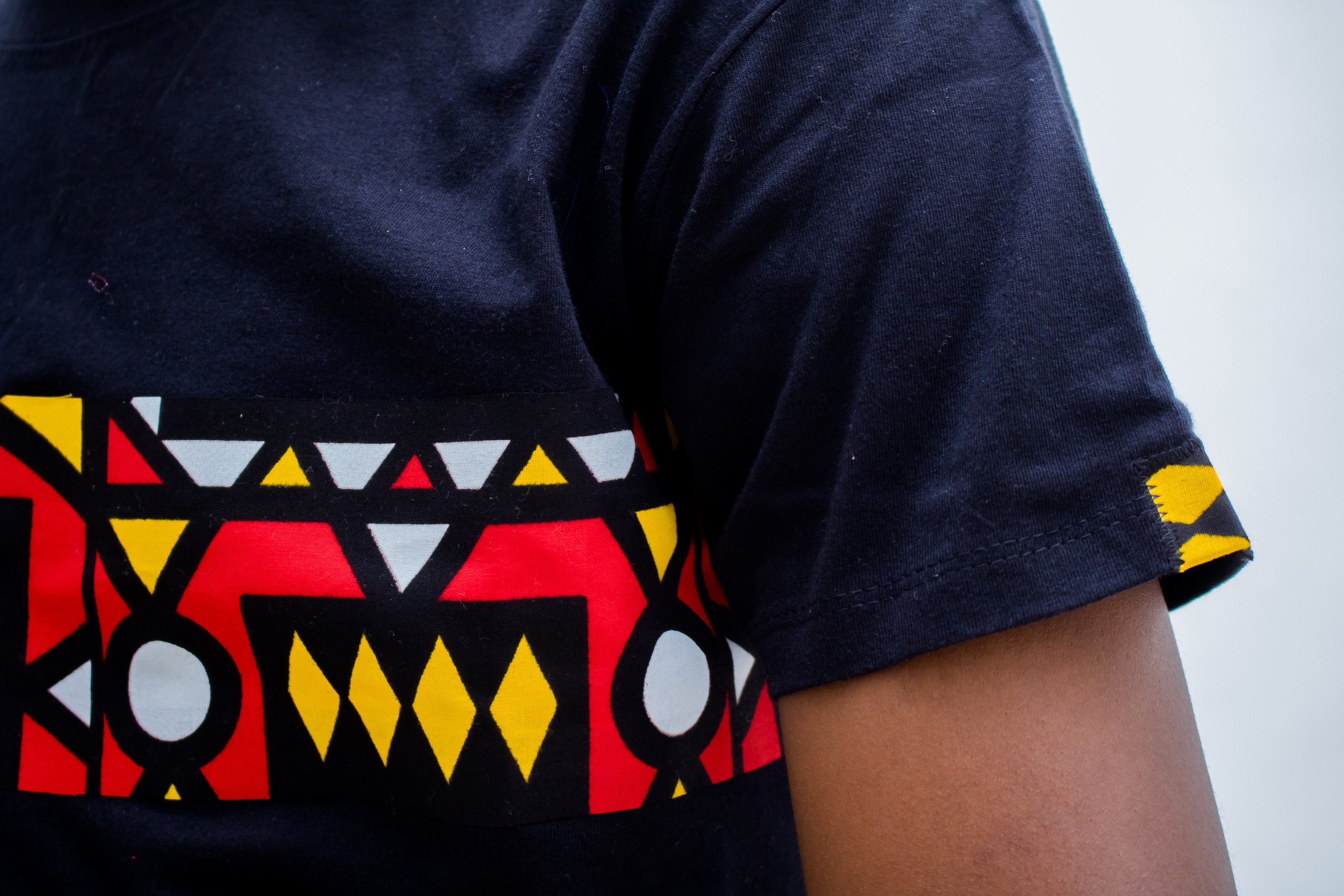 Afrocentric T-shirt, Samakaka T-shirt Angola, Ankara Tee, Wax