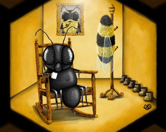 Comb Sweet Comb Print