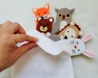 The Gruffalo Finger PuppetsFlannel boardFelt StoryECEPreschoolCircle TimeStory timeTeacher ResourceCreative playkid giftHomeschool