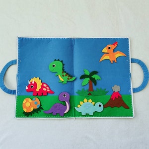 Tablero de fieltro portátil/bolsa de aprendizaje/tablero de franela con asa/alfombrilla de juego de juguete silencioso/alfombrilla de juego de fieltro para viajes/tablero de regazo para contar cuentos/regalo para niños