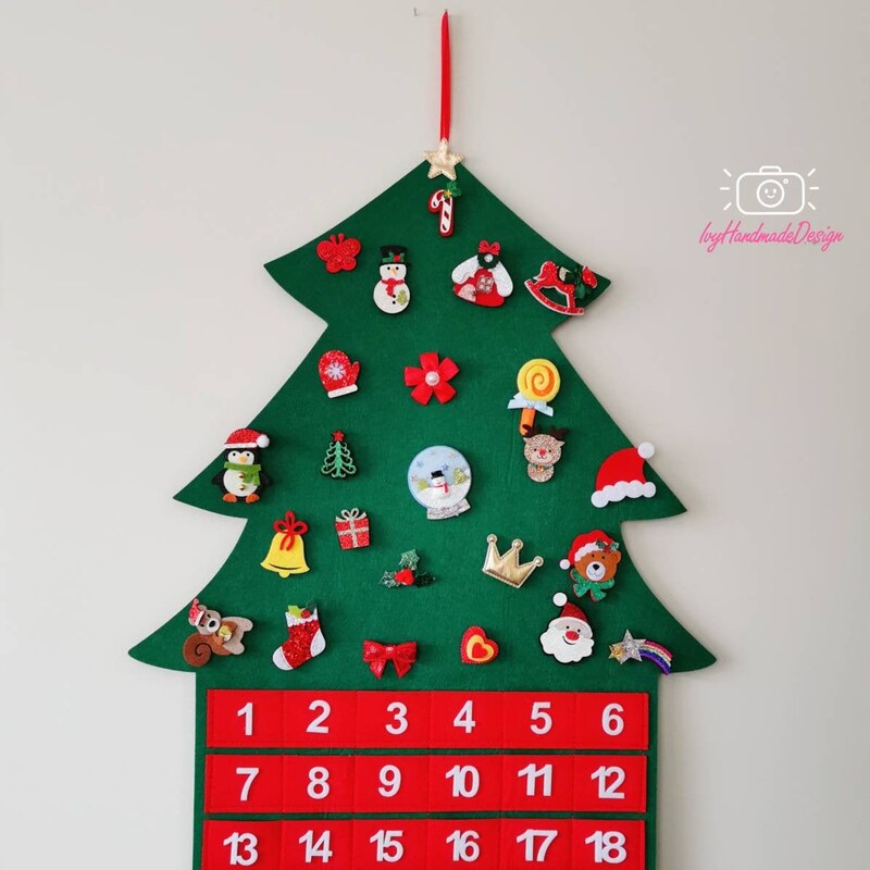 Felt Advent Calendar Etsy
