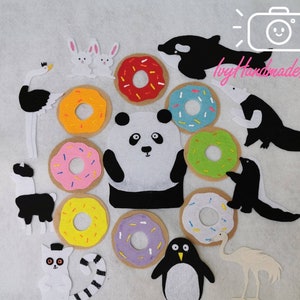 Please, Mr. Panda felt story/I&#39;ll wait, Mr. Panda flannel board/Circle time/ Manner Theme/Preschool/Teaching Resources/Circle Time/Education