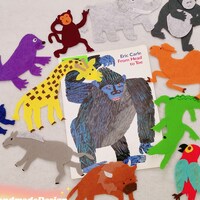 Eric Carle From Head to Toe Story Props (digital Download) - Etsy