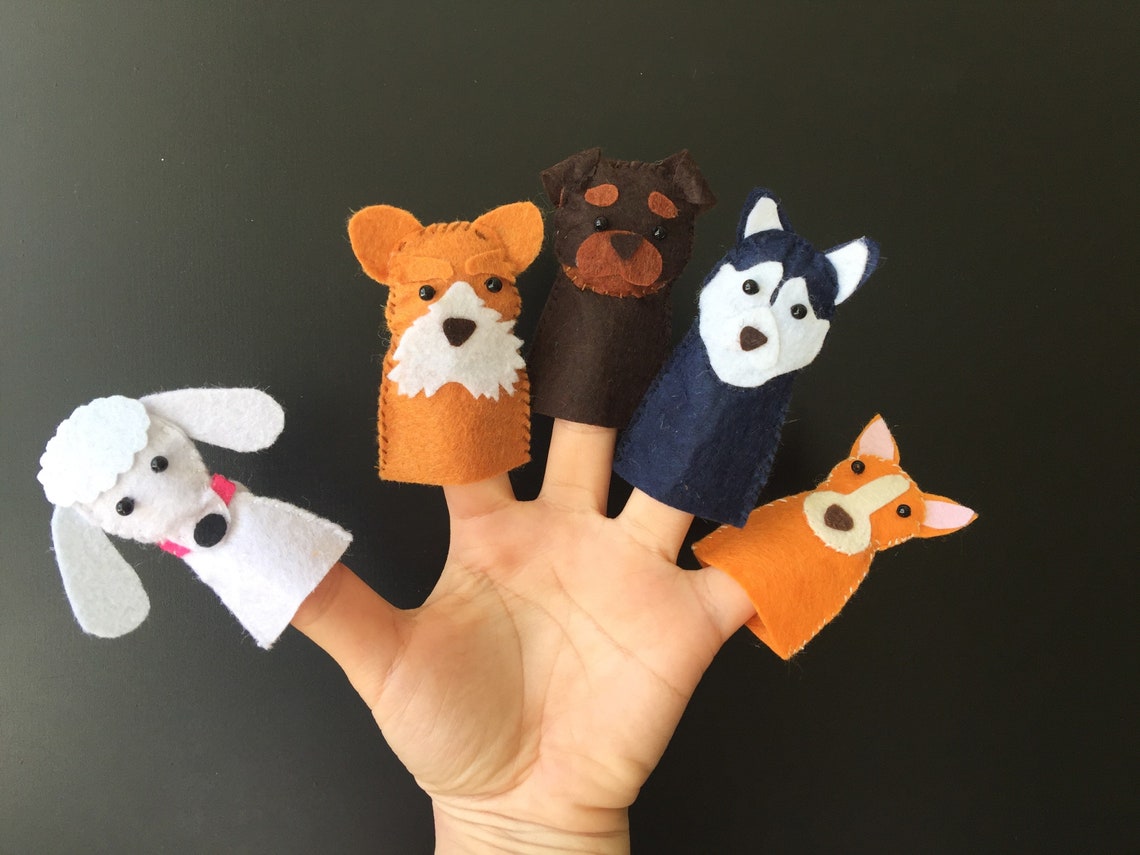 Dog Felt Finger Puppet/custom Your Dog/personalized Etsy Canada