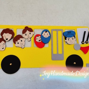 Wheels on the Bus Felt Story Set: Preschool Flannel Board