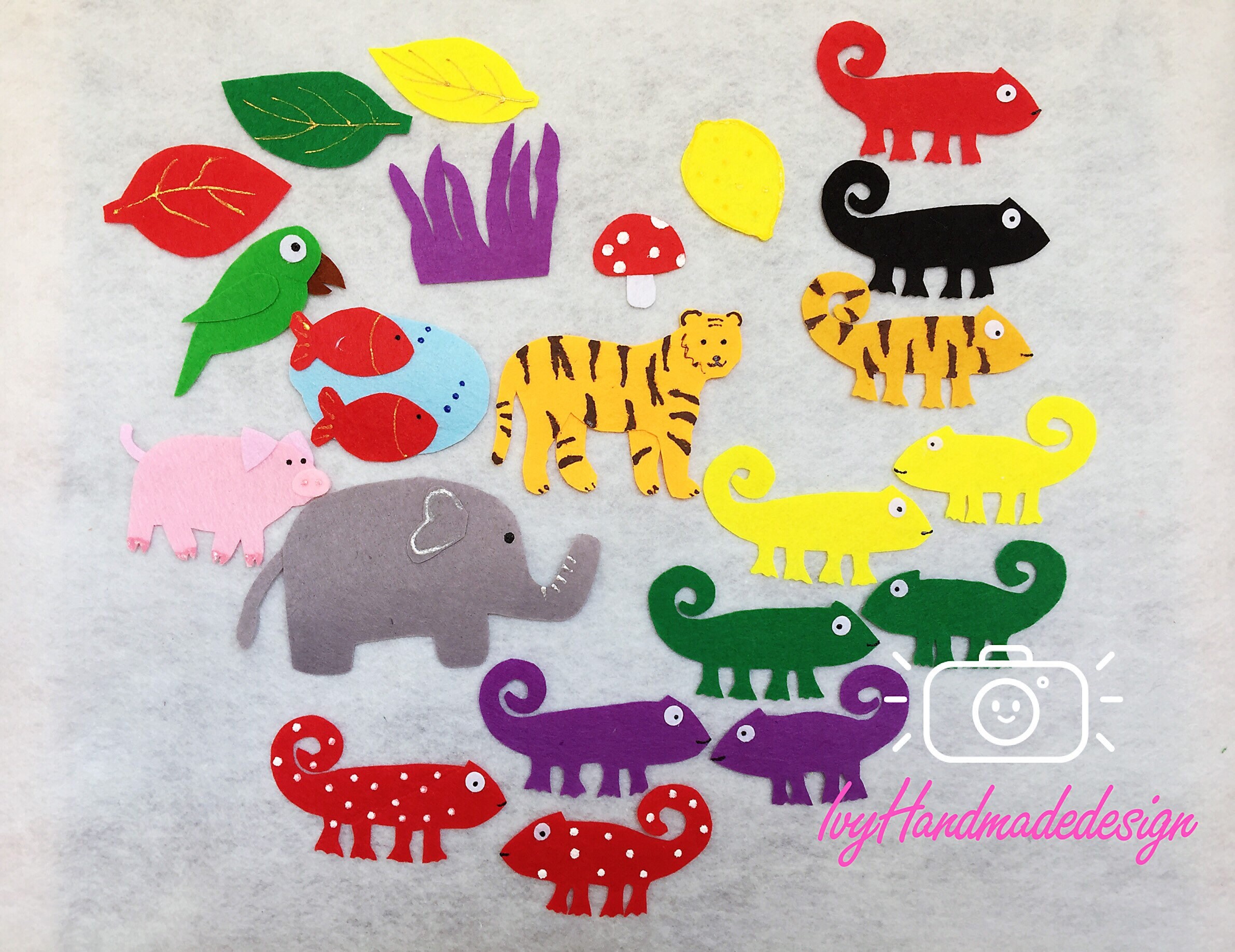 Pretend Play Toys Deep blue see Flannel Felt Board Story/Felt Story/Circle Time/Flannel Board