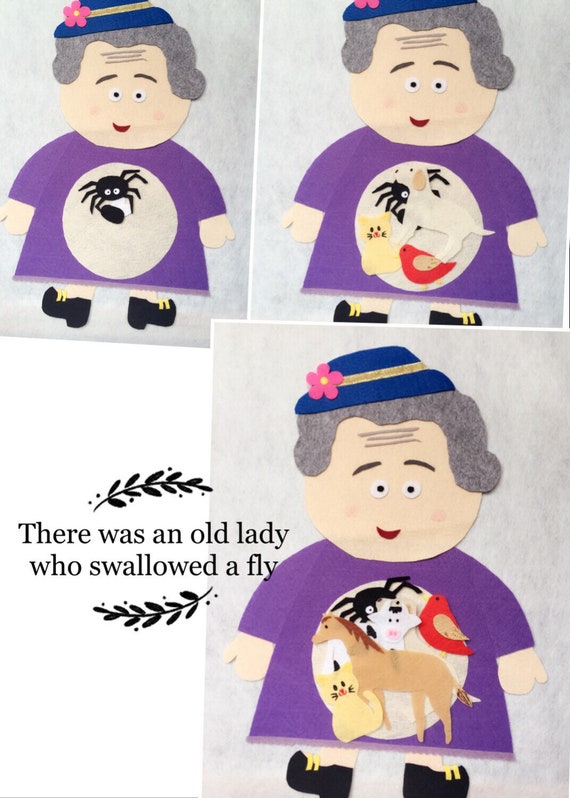 Il y avait une vieille dame qui a avalé une mouche / Quelques Etsy Canada