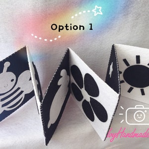 First soft book/black white/monochrome/Buggy Book/Felt book/Newborn book/Newborn toy/Baby shower/Montessori/Gift/Christmas/personalized gift