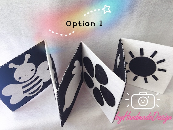 Premier Livre Doux Blanc Noir Monochrome Buggy Book Felt Etsy Premier Livre Doux Blanc Noir Monochrome Buggy Book Felt Etsy