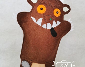 The Gruffalo Hand Puppet/Flannel board/Felt Story/ECE/Preschool/Circle Time/Story time/Teacher Resource/Creative play/kid gift/Homeschool