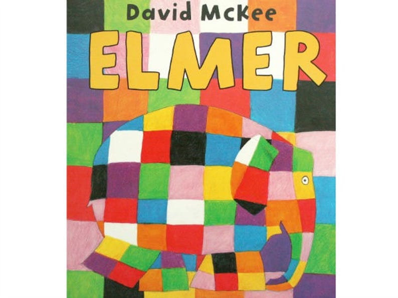 Elmer/La storia di un elefante patchwork /felt story set Etsy