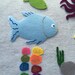 The Rainbow Fish Children Story Flannel Board Story Felt Set/felt Board ...