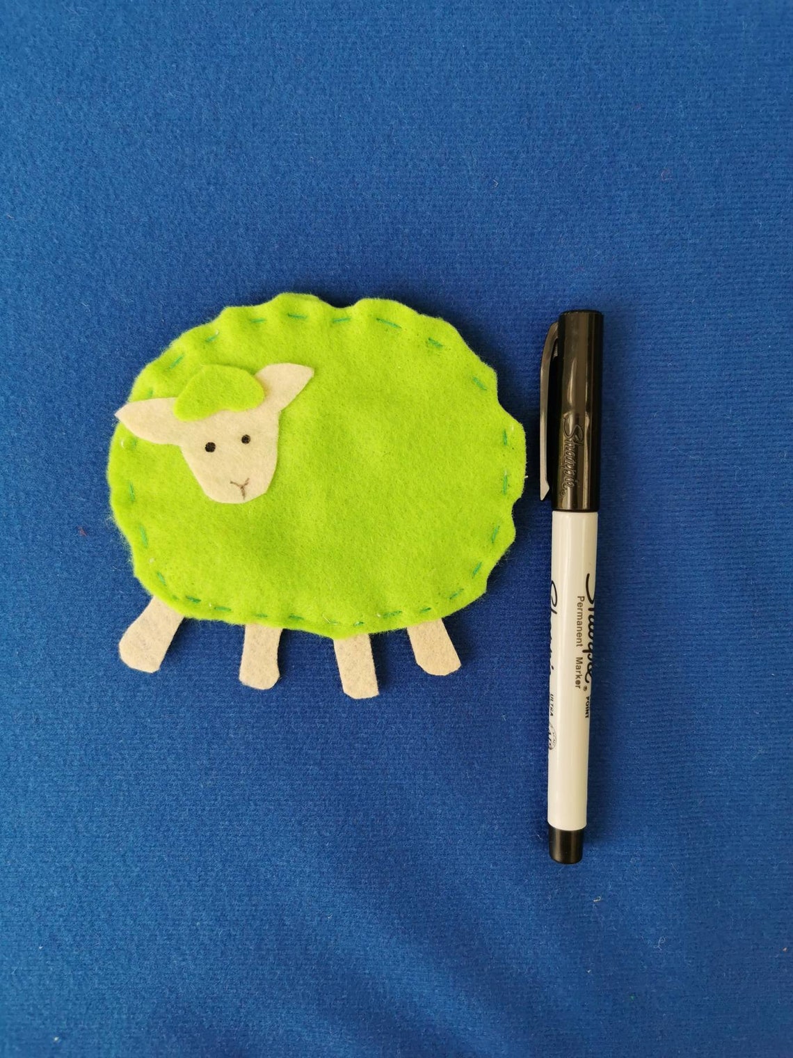 Baa baa black sheep Flannel Board story/5 little sheep Felt | Etsy
