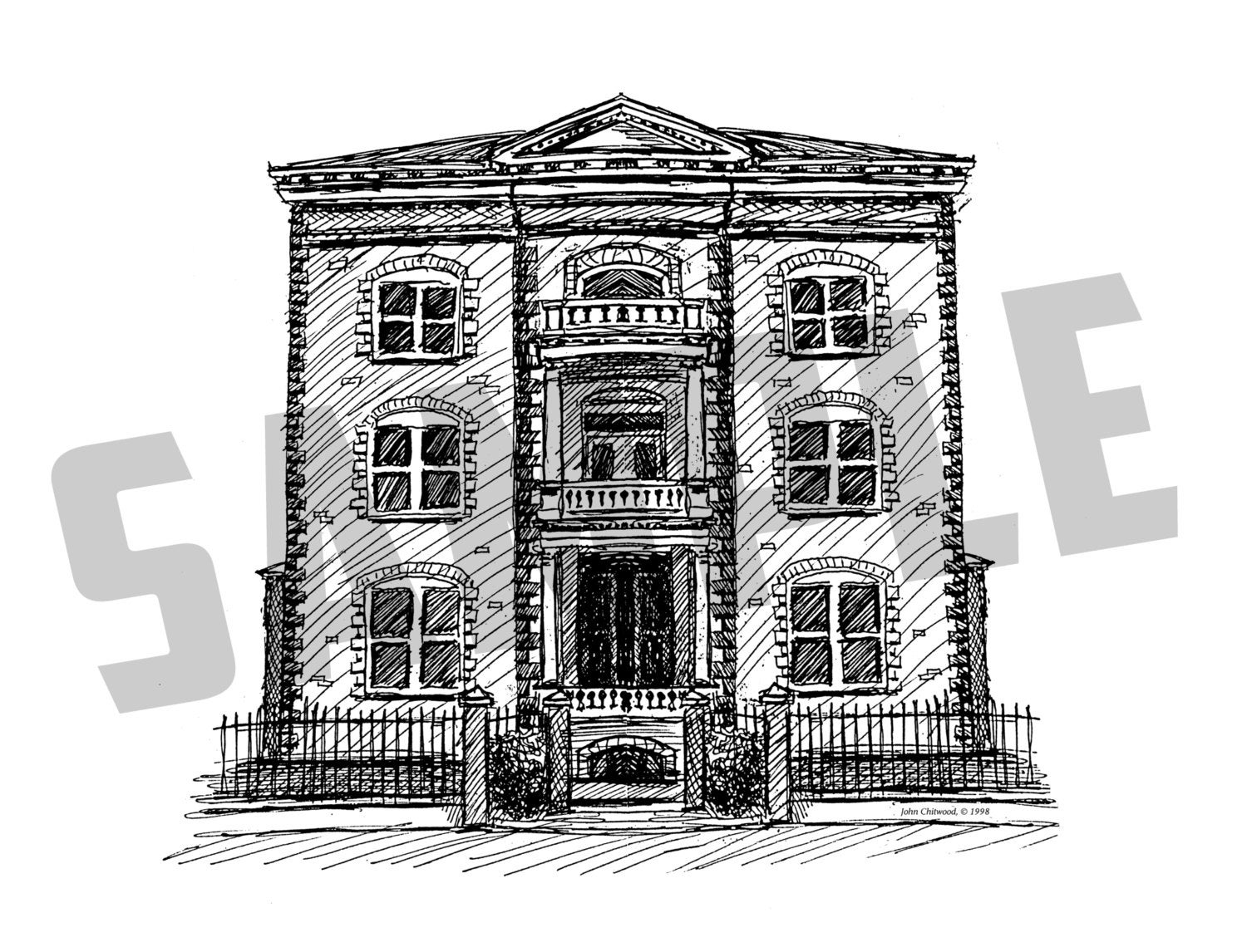 12 Charleston Note Cards Buildings - Etsy UK