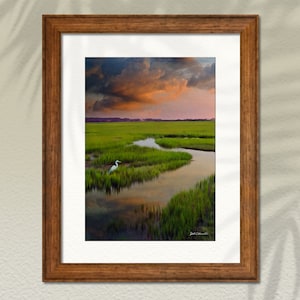 Lowcountry SC Art Print - Beaufort Tidal Creek