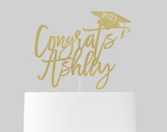 Graduation Cake Topper, Congrats Grad Cake Topper, 2023 Cake topper, 2024 Grad cake topper