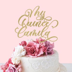 Quinceanera Cake Topper, Mis Quince Cake Topper, XV Cake Topper, 15th Birthday Cake Topper