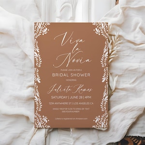 Viva la Novia Invitation, Talavera Bridal Shower Invite, Mexican Fiesta Bridal Shower