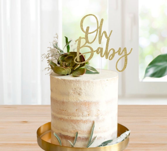 Buy Oh Baby Cake Topper, Baby Shower Cake Topper Online in India