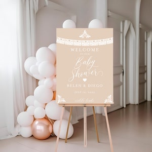 Cielito Lindo Willkommensschild, Babyparty Willkommensschild, Papier Picado Willkommen druckbares Schild, bearbeitbare Vorlage