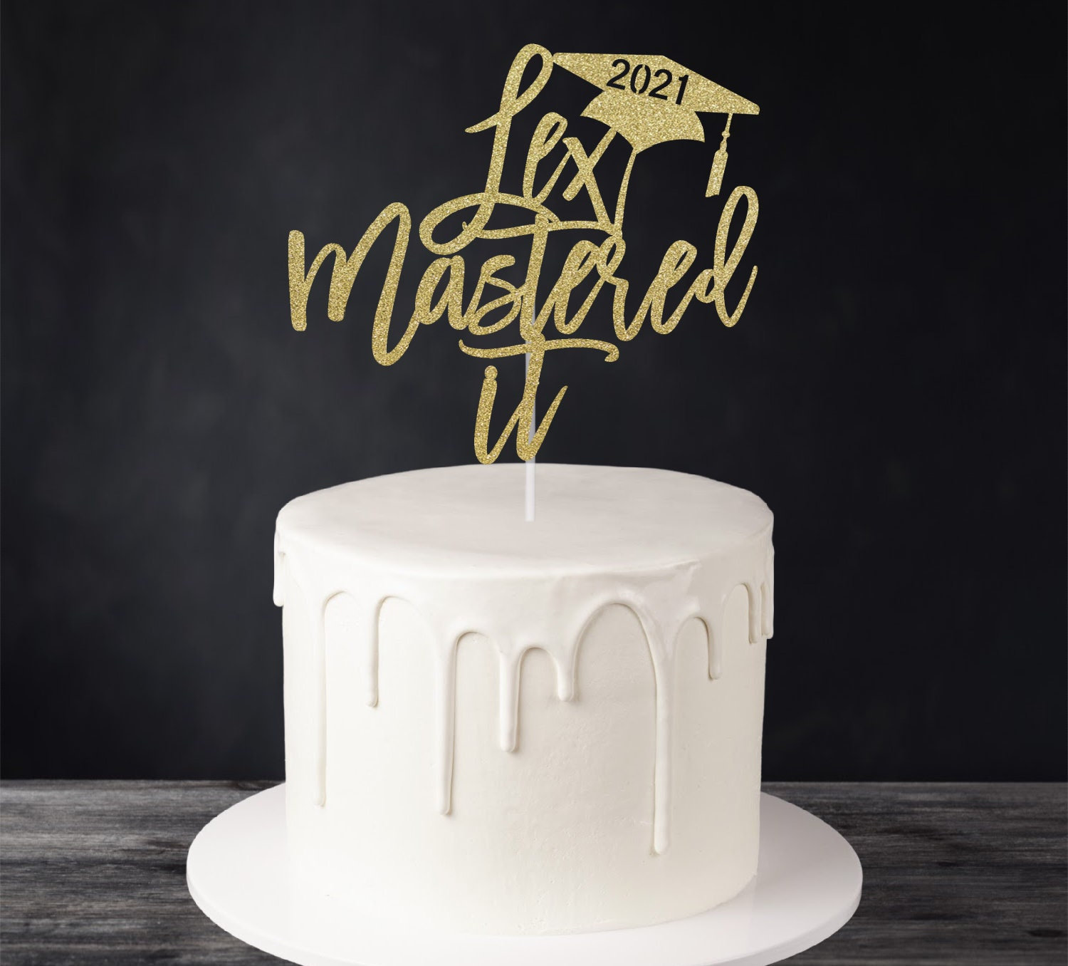 Mastered It Graduation Decorations Glitter Mastered It Cake Topper Graduation Cake Topper - Canada Masters Party Plates