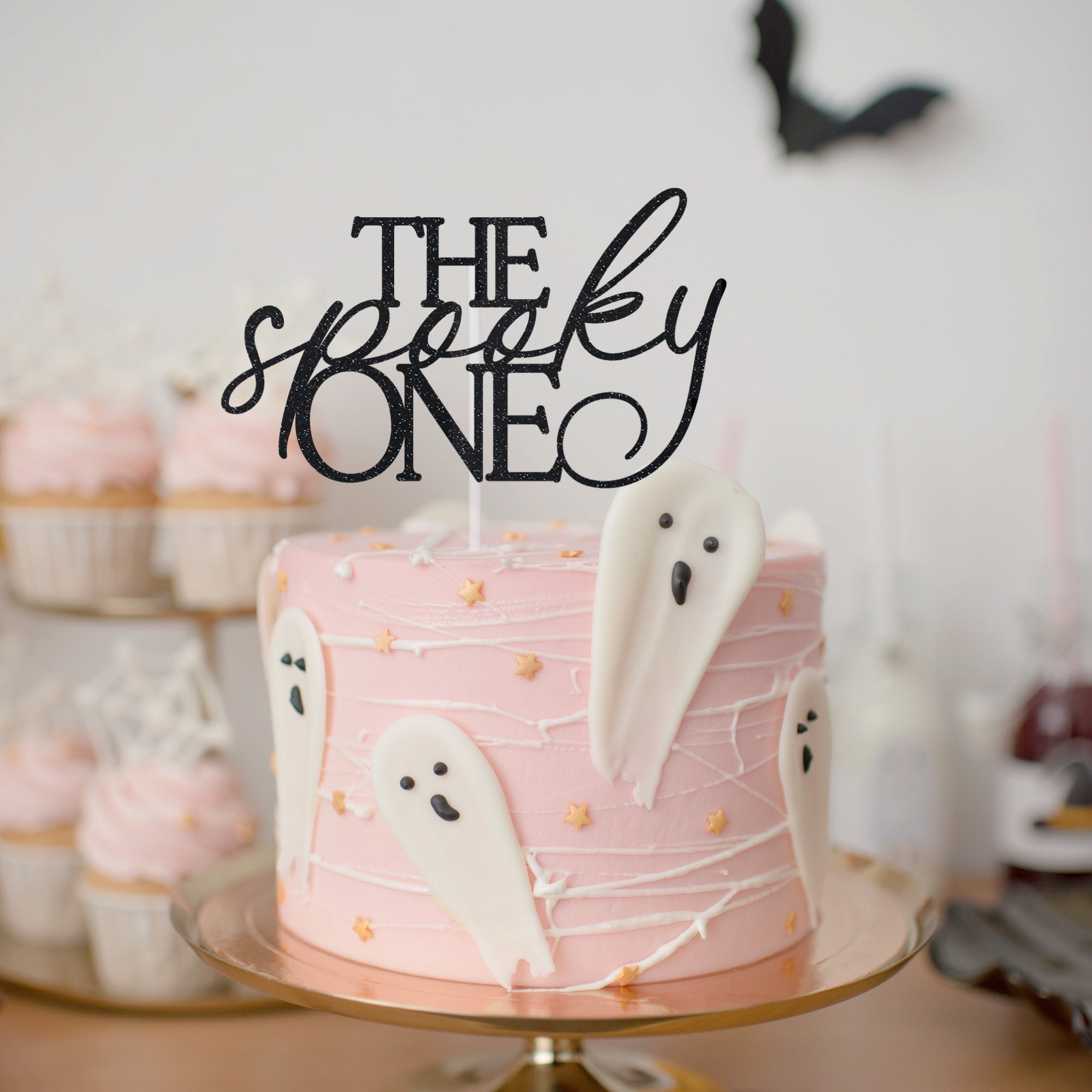 Spooky One Cake Topper, Printable Instant Download First Birthday Deco –  Party Your World