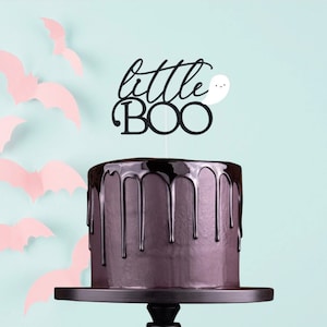 Little Boo Cake Topper, Little Boo Ghost Cake Topper, Ghost Cake Topper