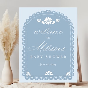 Cielito Lindo Welcome Sign, Talavera Baby Shower Welcome Sign, Welcome Sign