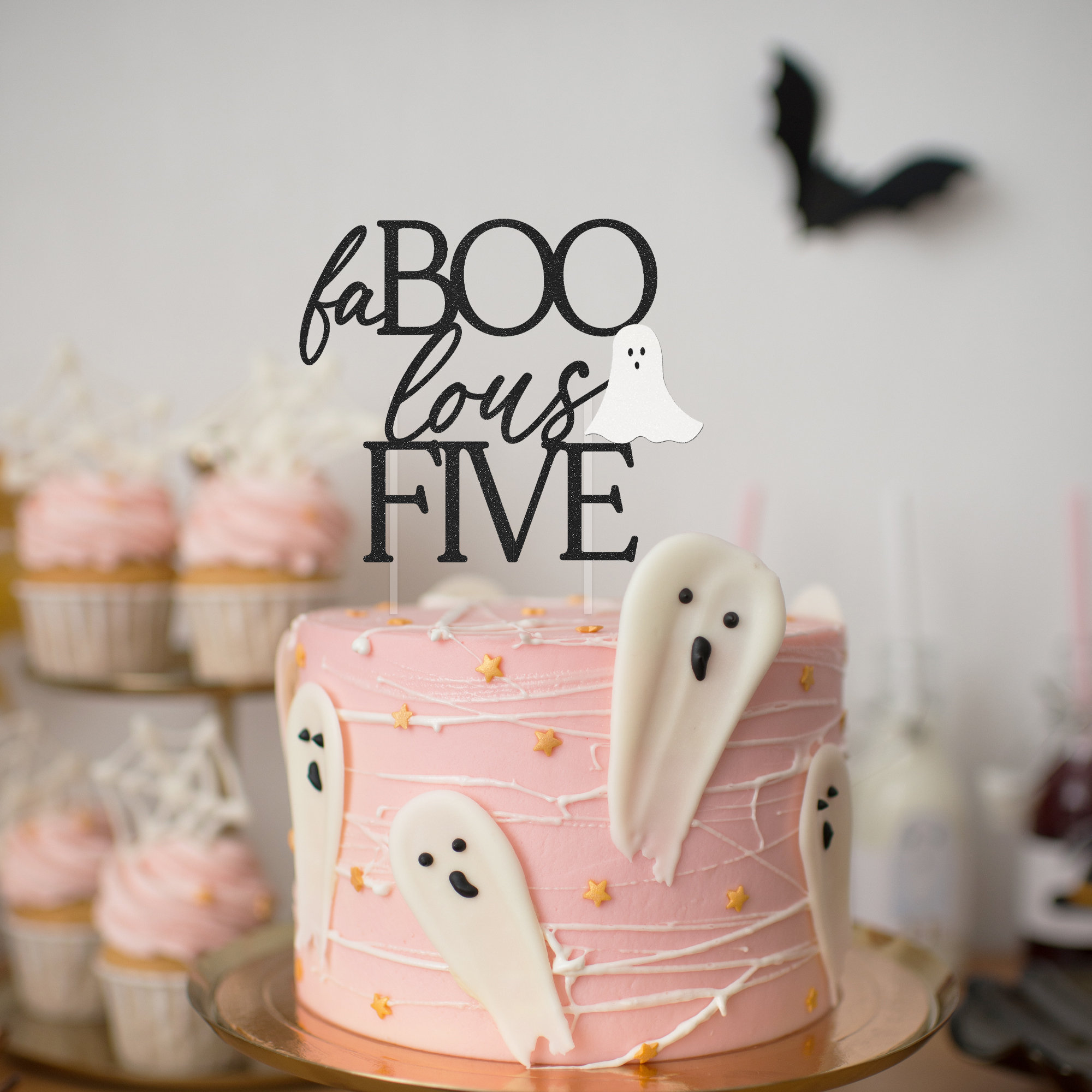 Five and Fabulous Cake Topper - Etsy