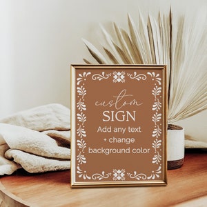 Talavera Custom Sign Printable, Talavera Theme, Cielito Lindo