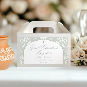 Labels voor doopgevel talavera, labels voor doop van talavera en 1e verjaardagsfeestje