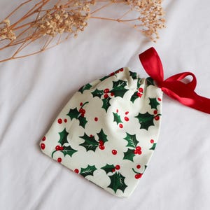 Weihnachtsgeschenktüte aus Stoff, Kordelzugbeutel, Geschenkverpackung aus Stoff, Heilige Geschenkverpackung aus Stoff, Öko-Tasche, Baumwolltasche, wiederverwendbare Geschenktüte
