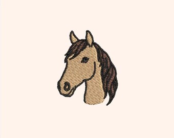 Horse Mini Embroidery Design | Western Small Machine Embroidery File | Instant Download
