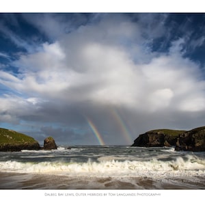Dalbeg Bay Regenbogen, Lewis, äußere Hebriden - Fine Art Landschaftsfotografie