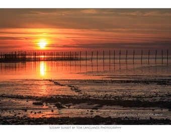 Sunset over the Solway Firth, Scotland - Fine Art Landscape Photograph
