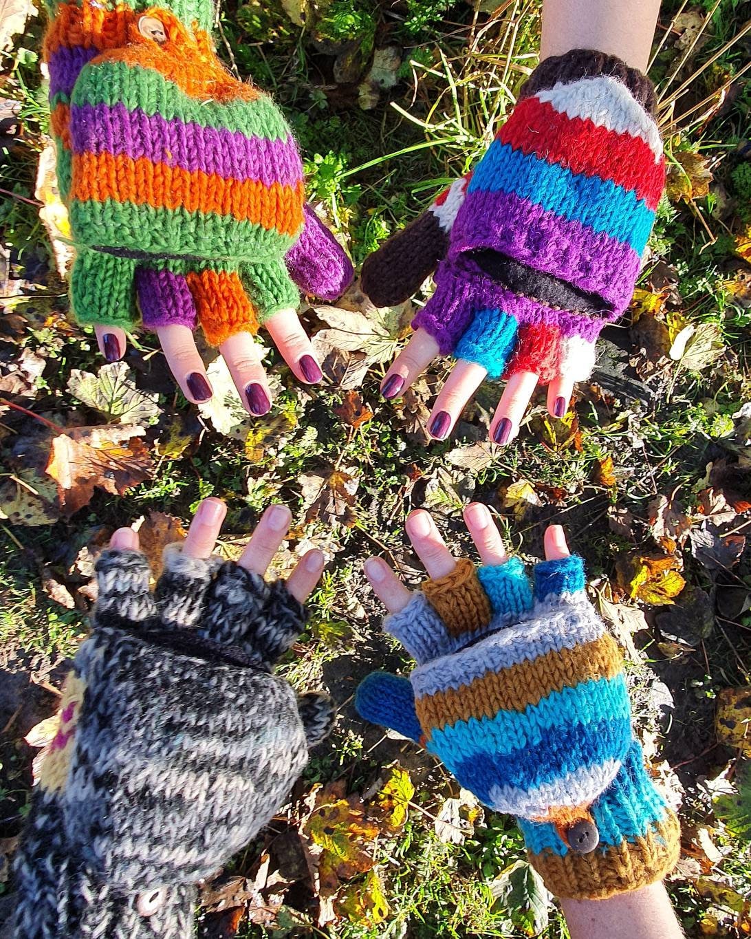 Loom Knit Gloves Pattern