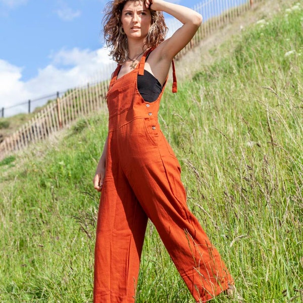 100% woven cotton comfy dungarees available in small- XXL