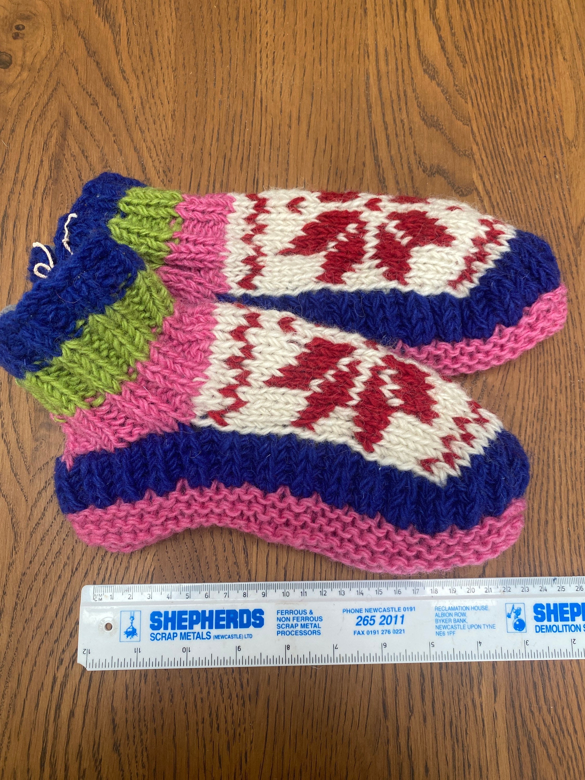 Klobig Gestrickt, Extra Warm Für Winter & Als Hausschuhe