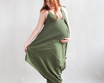 Salopette de maternité. Coton et confortable !