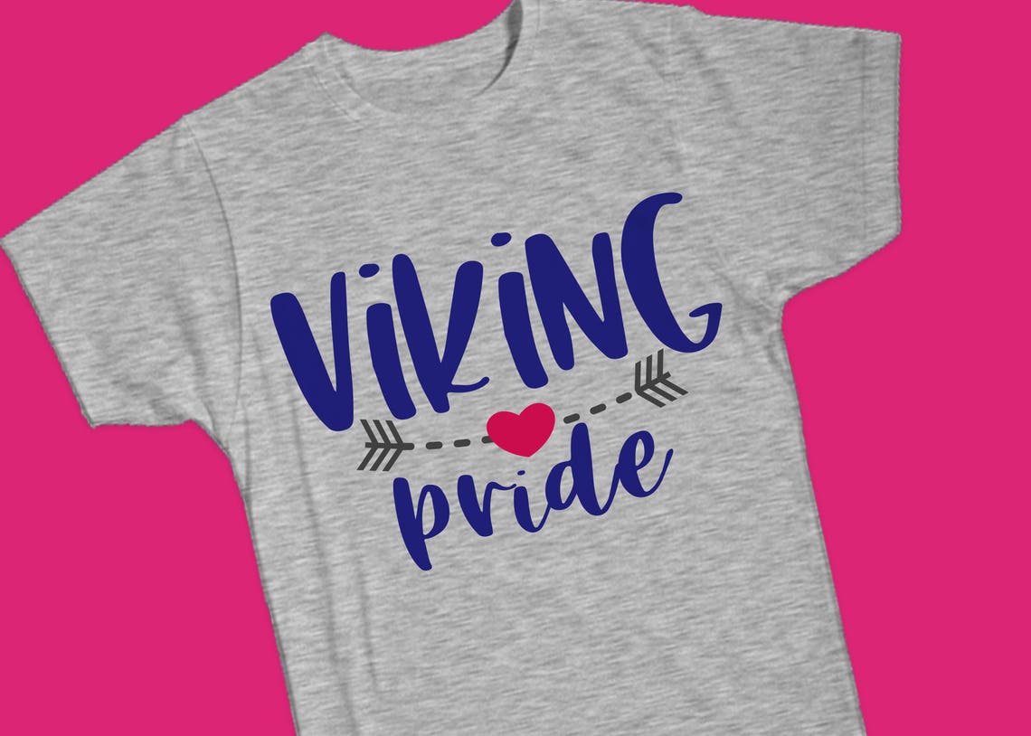 Viking Pride SVG Cut File School Spirit SVG Saying | Etsy