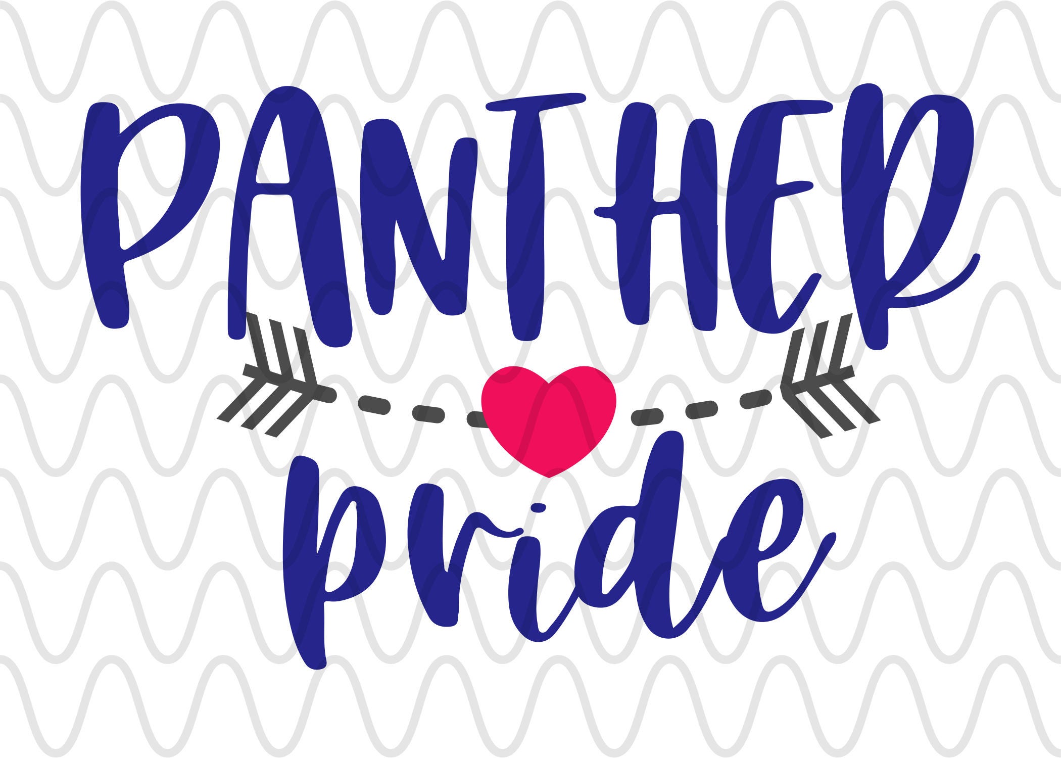 Panther Pride SVG Cut File School Spirit SVG Saying Etsy
