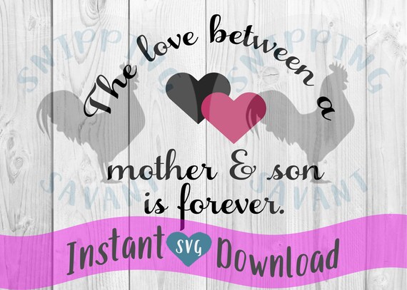 Download The Love Between A Mother And Son Is Forever Vector Clip Art Etsy