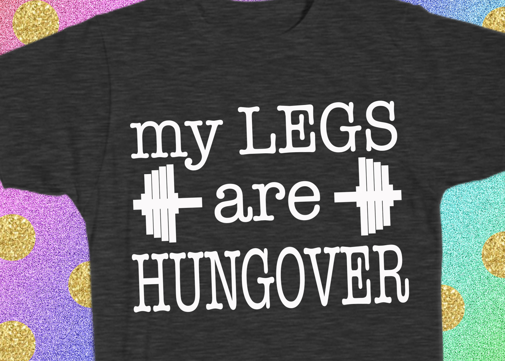 My legs are hungover work out weight lifting gym leg day Etsy
