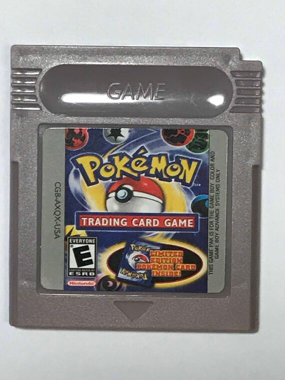 Pokemon Trading Card Game Fan Made Reproduction Gameboy Color Gbc