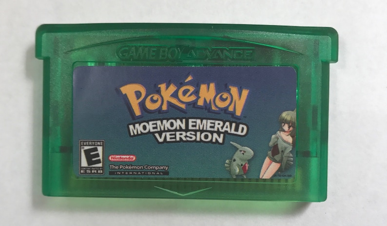 Pokemon Moemon Emerald fan made hack GBA