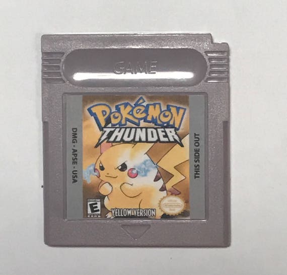 Pokemon Thunder Yellow Fan Made Hack Gameboy Color