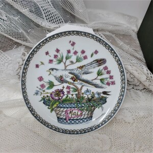 Hutschenreuther collector&#39;s plate Bird May Cuckoo German
