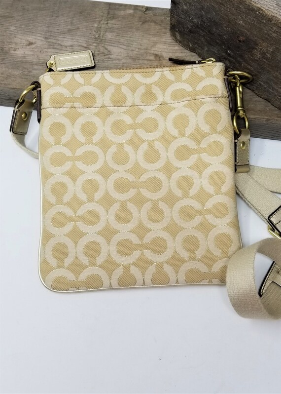 Coach Signature C Julia Metallic Crossbody Bag - image 5